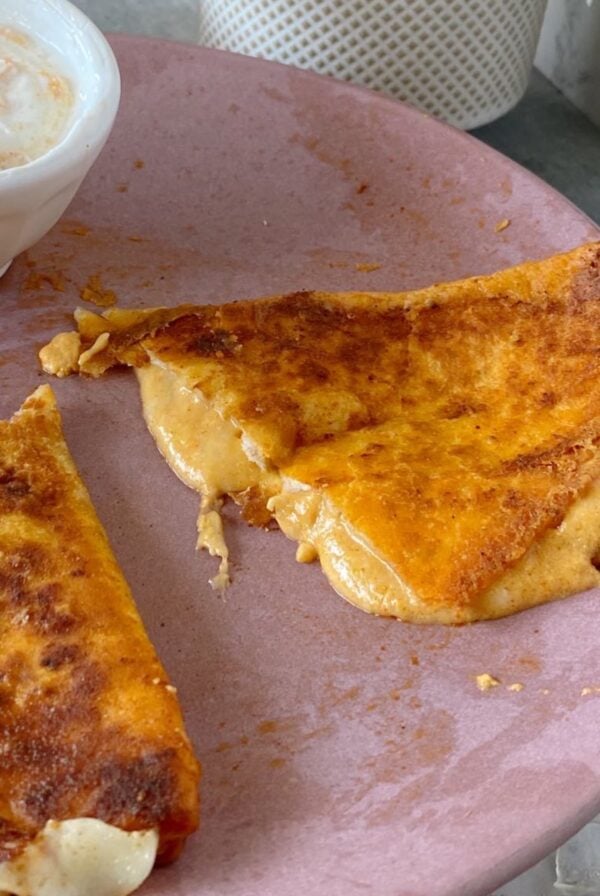 recipe card image cheese quesadilla