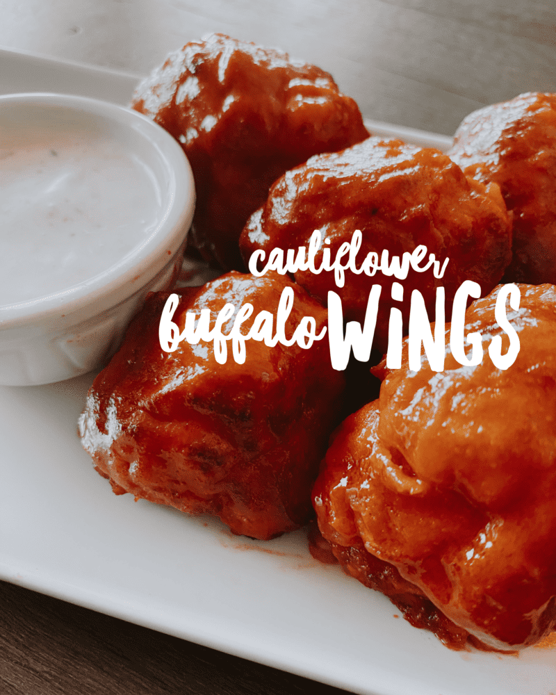 Buffalo Cauliflower Wings Shreya's Kitchen