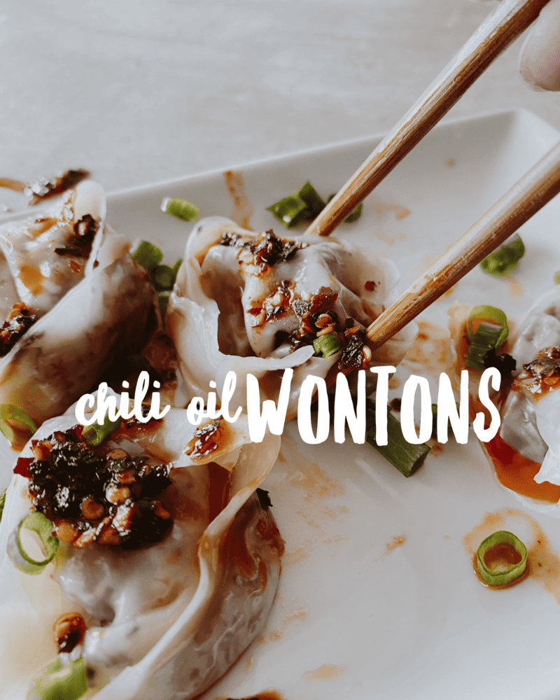 Chili Oil Dumplings Shreya's Kitchen