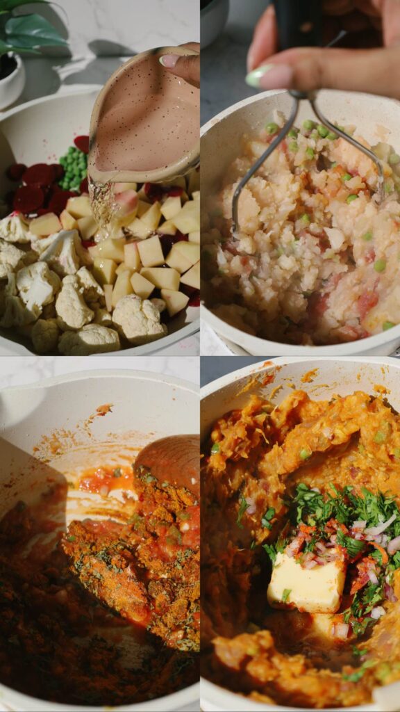 how to make pav bhaji