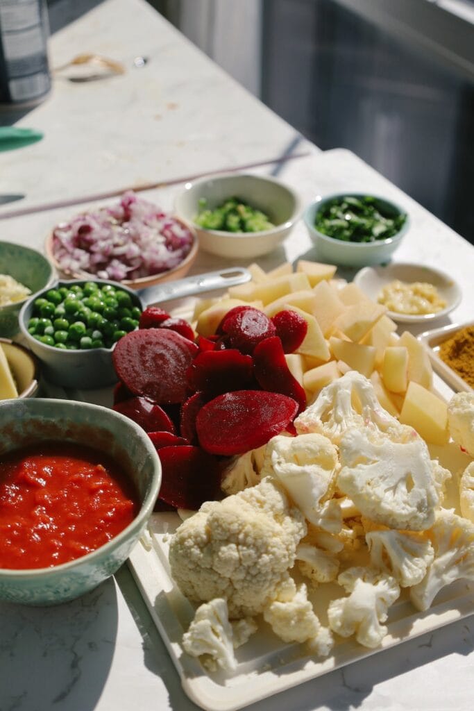 pav bhaji ingredients