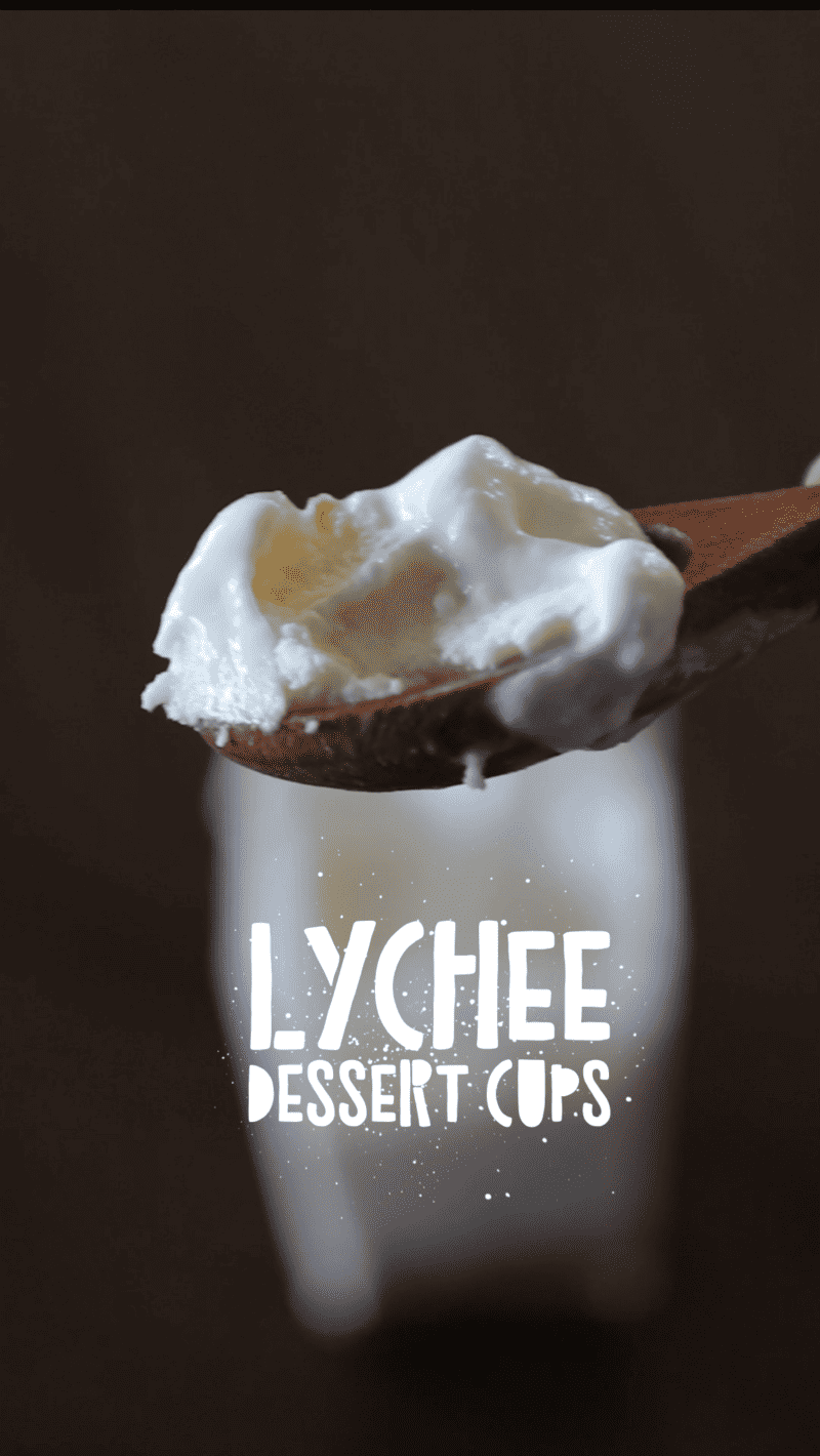 Lychee Dessert Cup Shreya's Kitchen