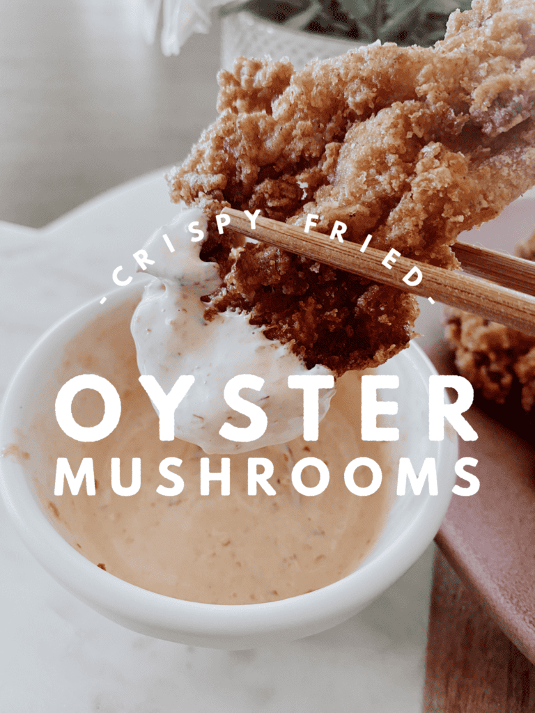 Crispy Fried Oyster Mushrooms - Shreya's Kitchen