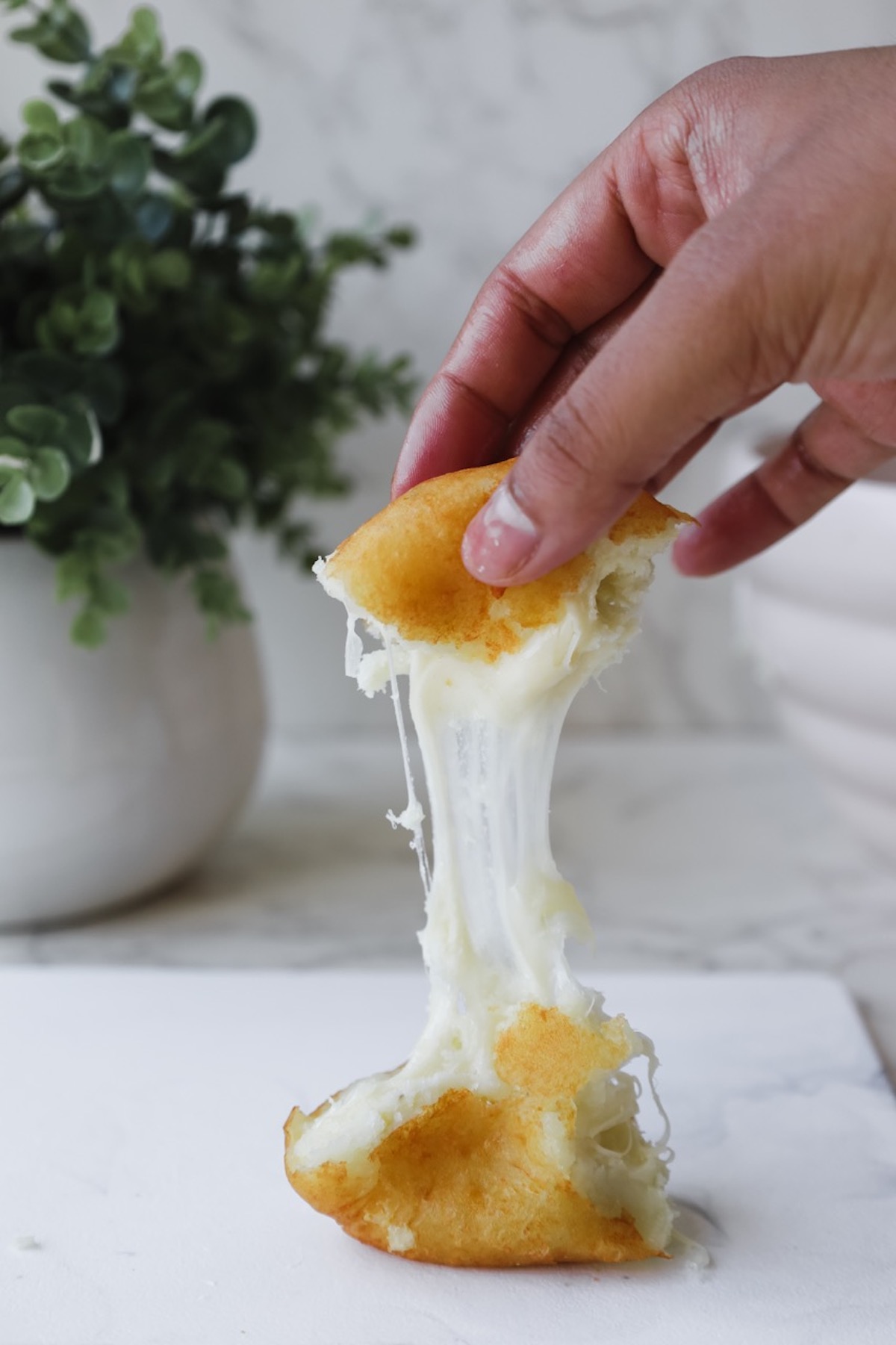 Cheesy Korean Potato Pancakes Shreya's Kitchen