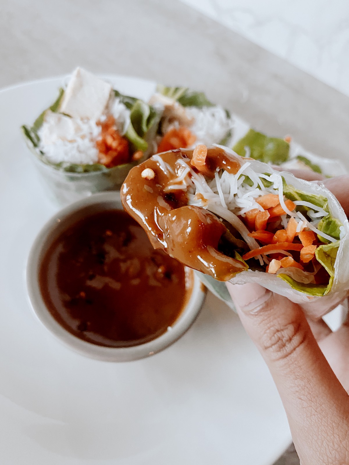 spicy peanut sauce