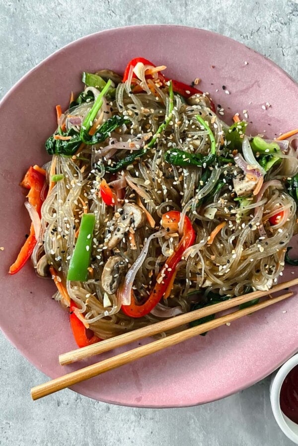 vegan japchae