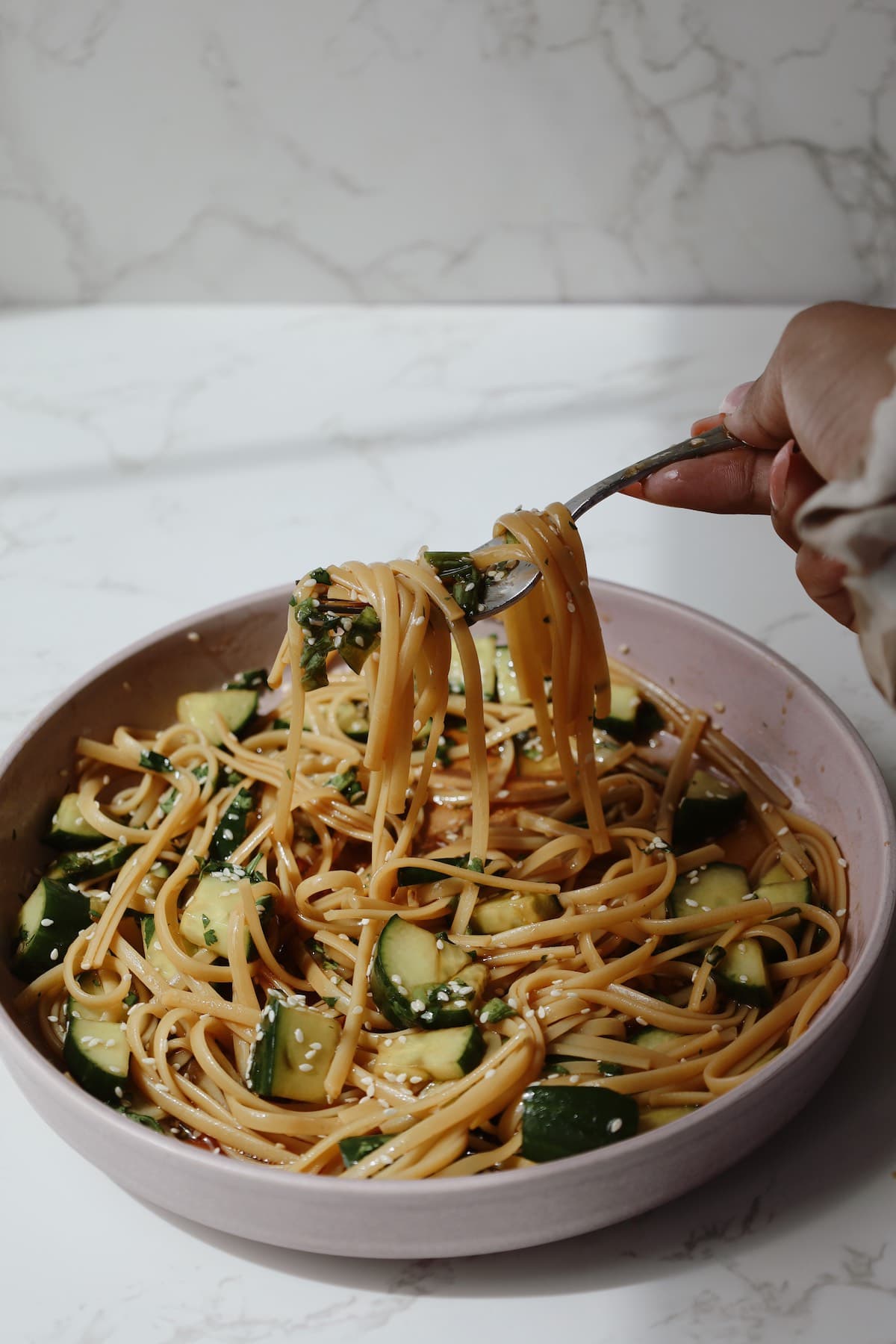 cold sesame noodles featured image