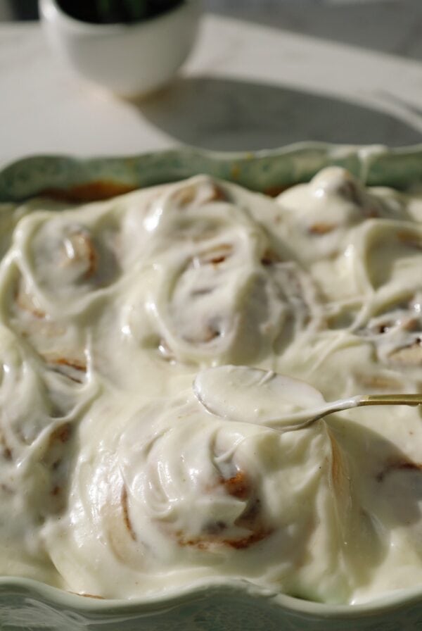 frosting for cinnamon rolls