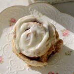 homemade cinnamon rolls recipe card image