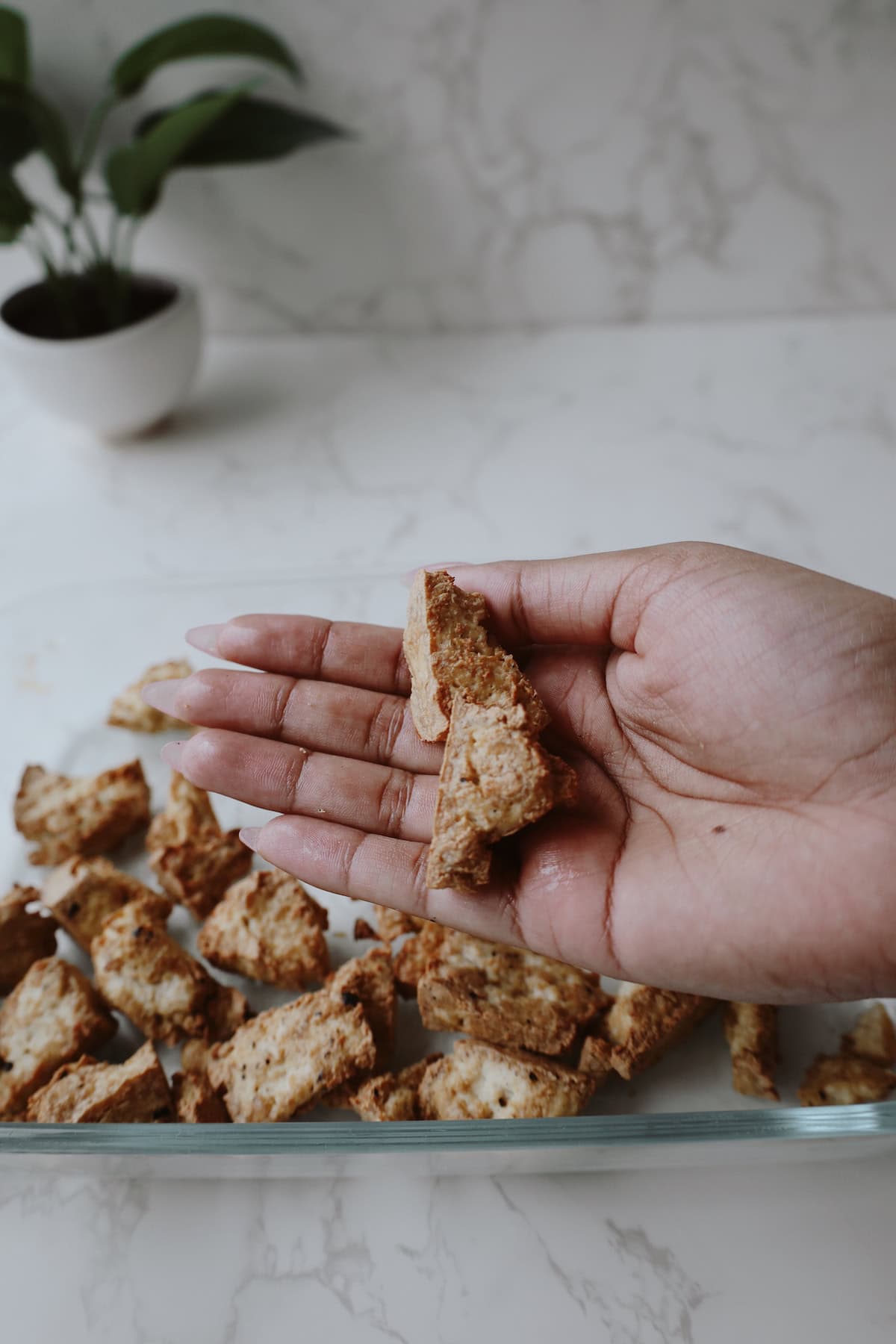 air fryer crispy tofu