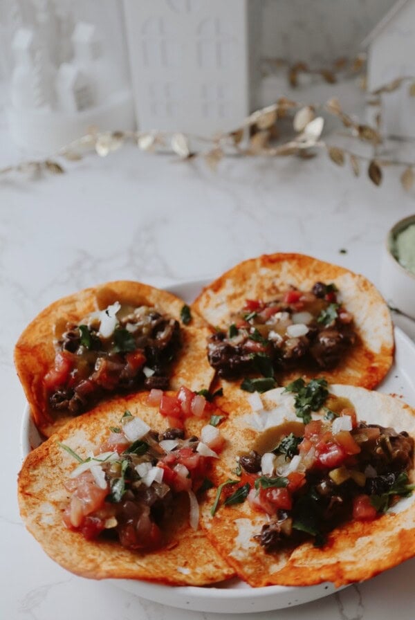 black bean tacos