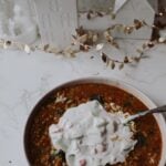lentil soup with raita