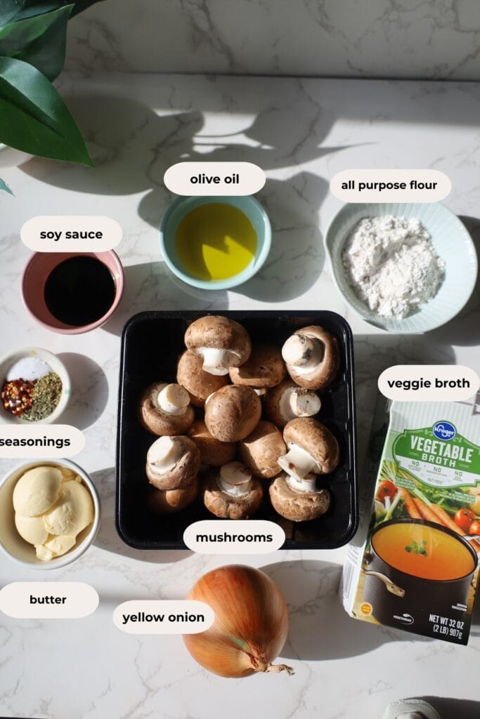 mushroom gravy recipe ingredients