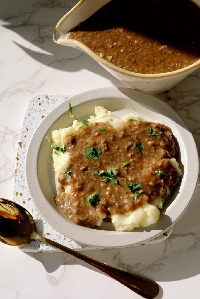 mushroom gravy recipe