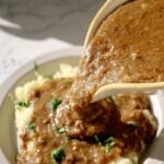 mushroom gravy recipe featured image