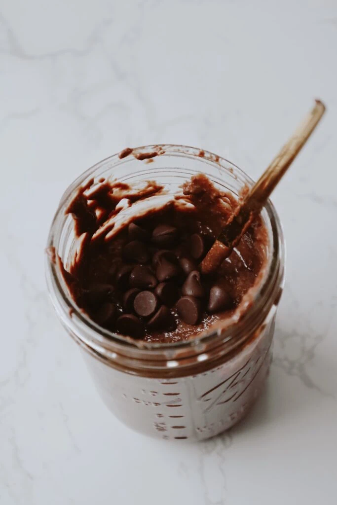 final recipe with chocolate chips on top
