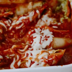 stuffed pasta shells with cottage cheese