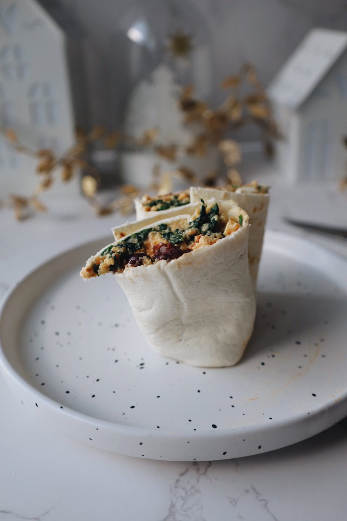 vegetarian breakfast burrito