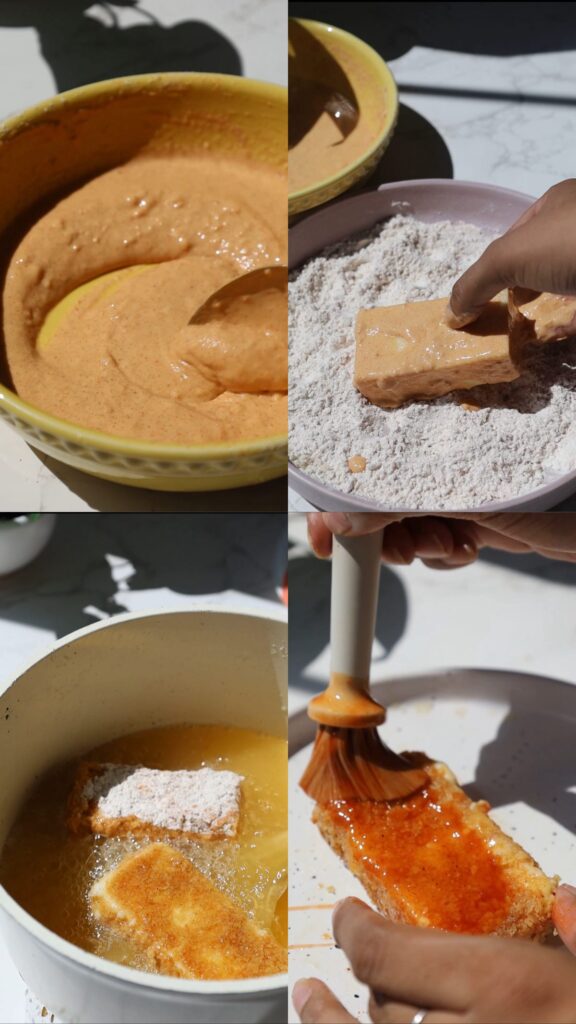 how to make hot honey mozzarella sticks