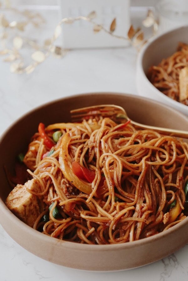 vegan chow mein