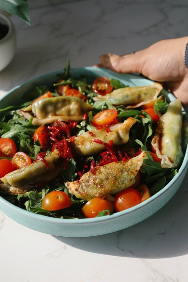 dumpling salad