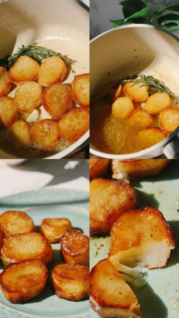 method of cooking the potatoes