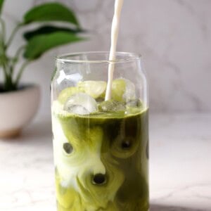 iced matcha latte