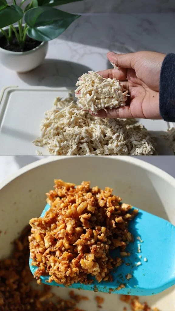 shredded tofu 