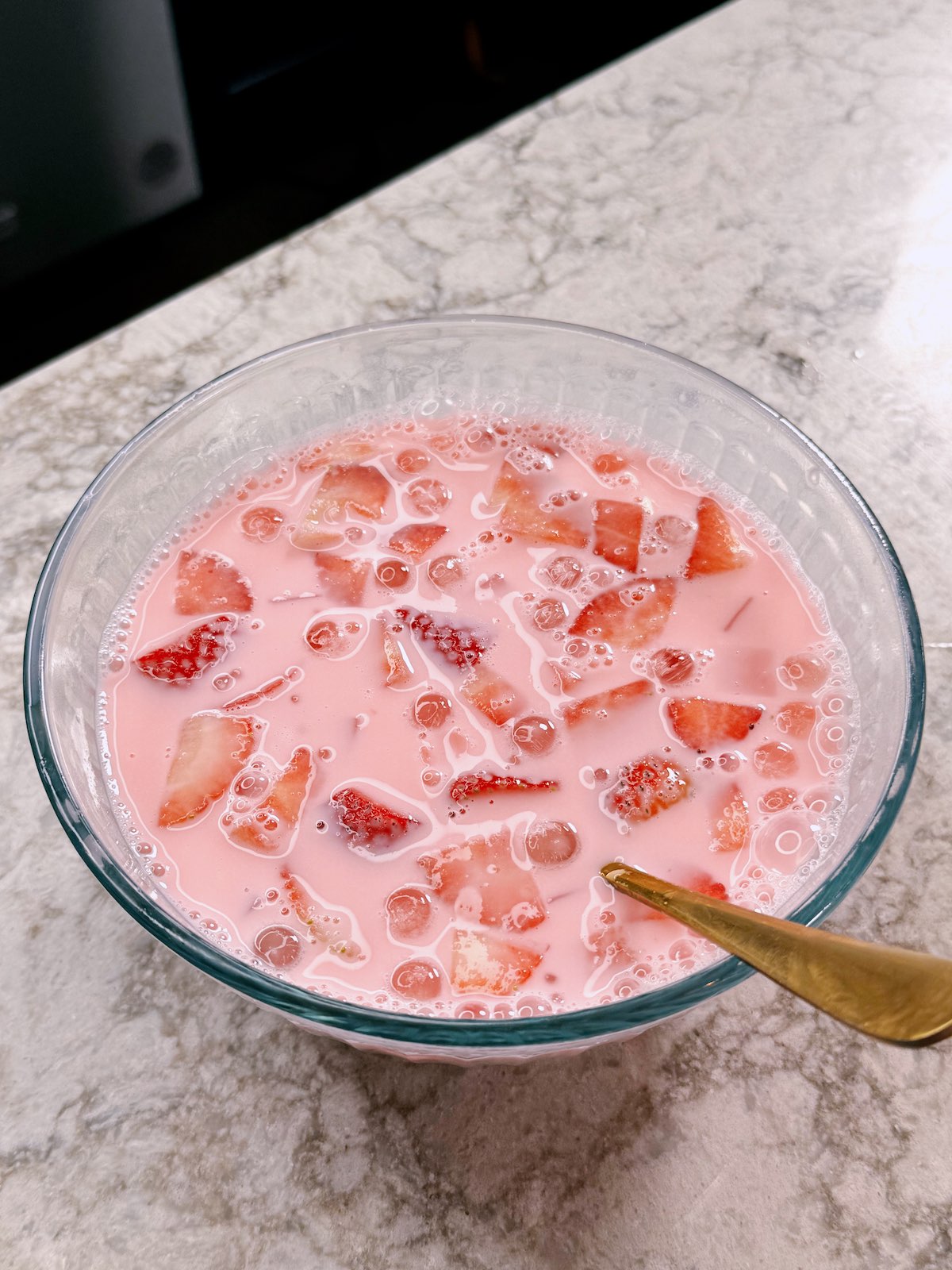 strawberry sago