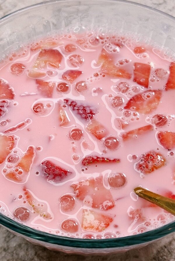 strawberry sago