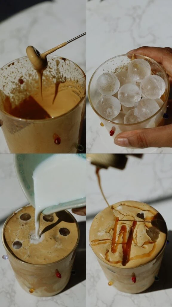 how to make caramel iced coffee
