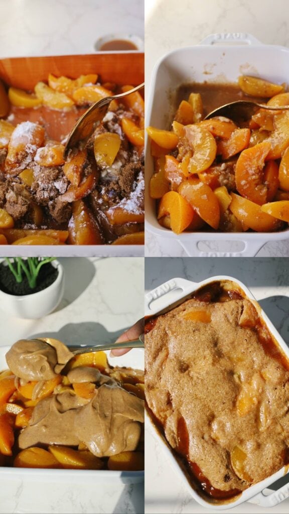 how to make peach cobbler