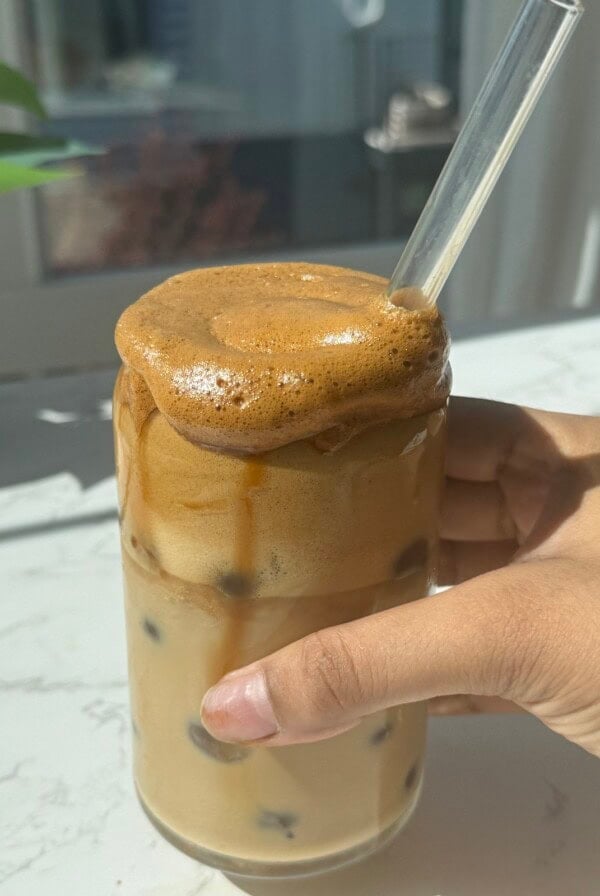 whipped honey coffee