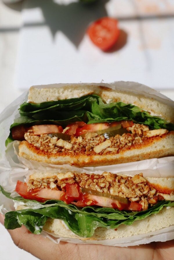 tofu sandwich featured image