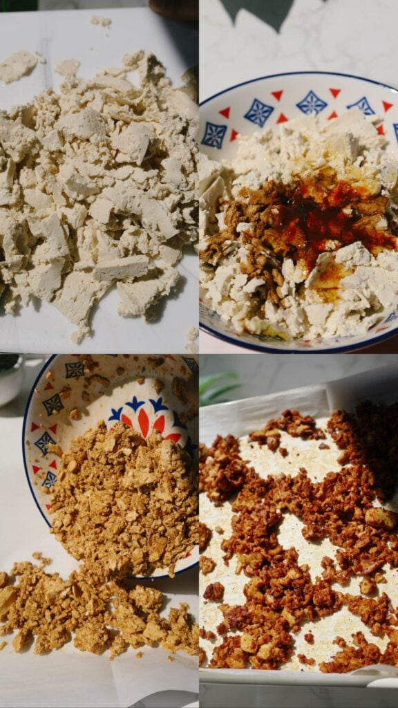 how to make the tofu base