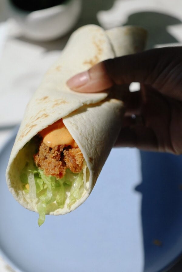 McDonald's snack wrap recipe featured image