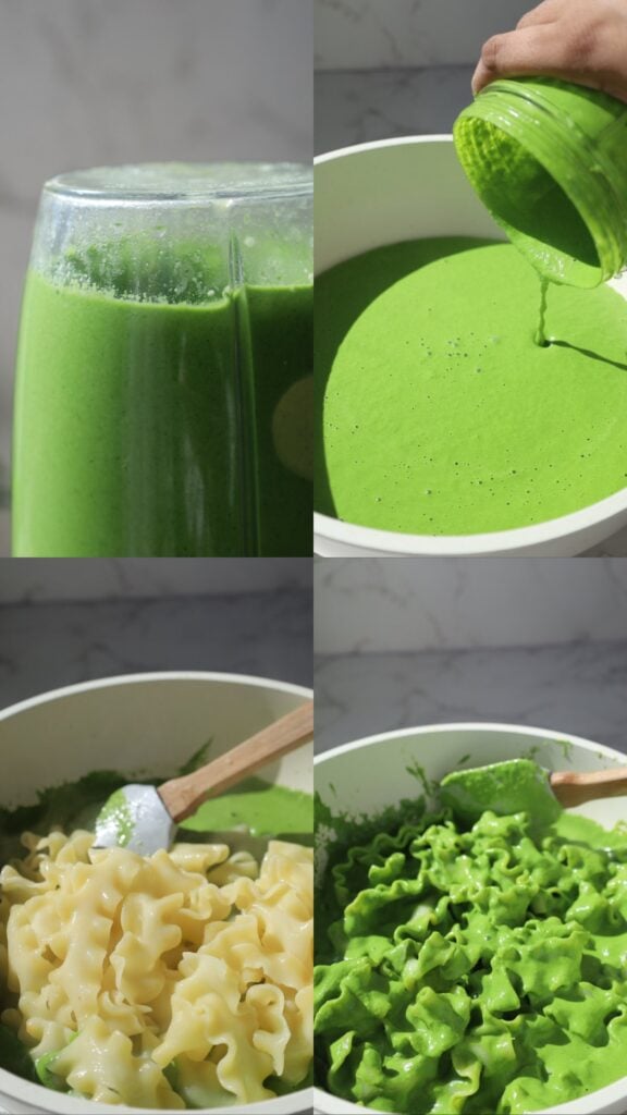 how to make green goddess pasta 2