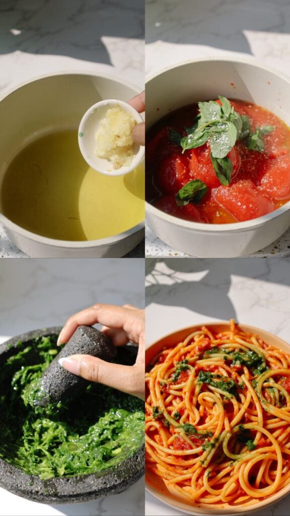 how to make pasta pomodoro