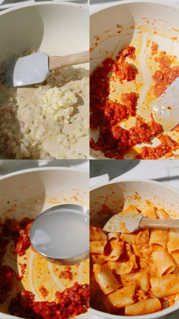 how to make spicy rigatoni