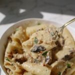 mushroom miso pasta featured image