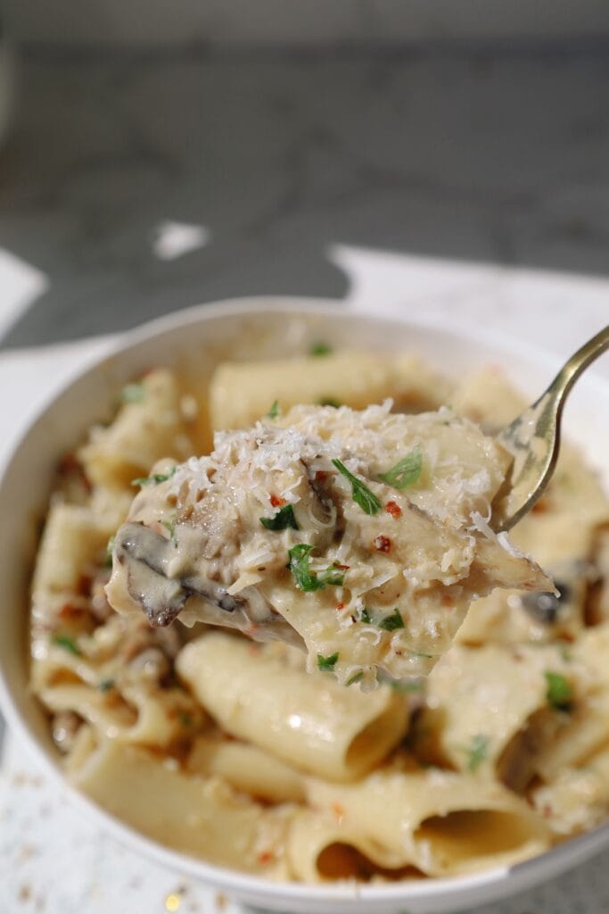 mushroom miso pasta 2