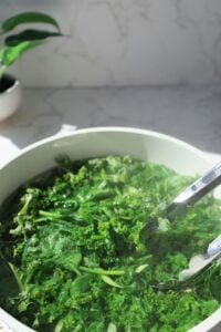 blanch greens