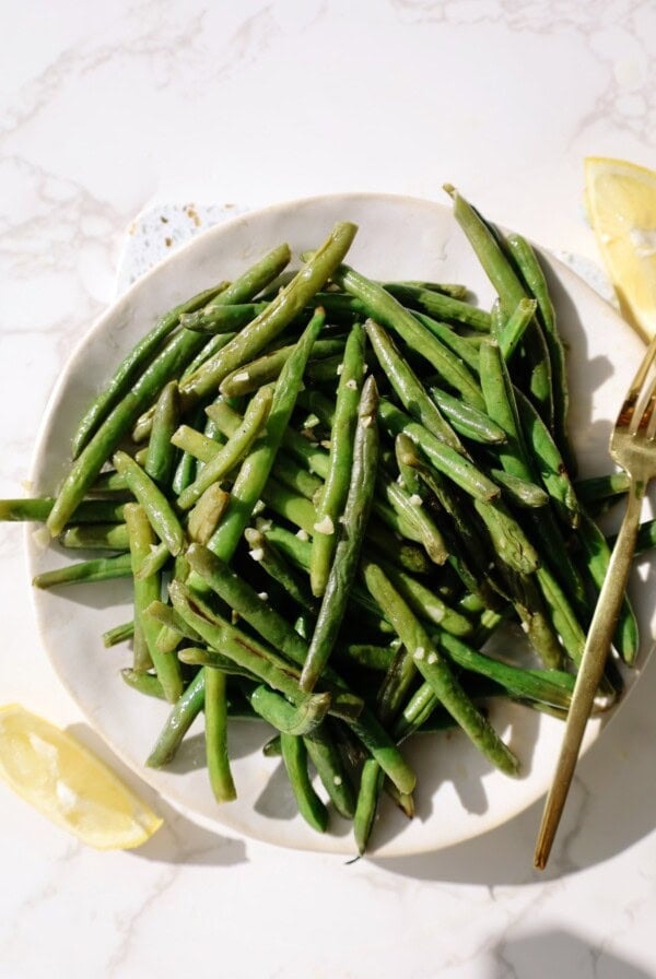 air fryer green beans featured image