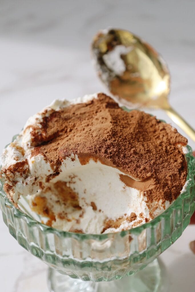 easy tiramisu recipe with spoon