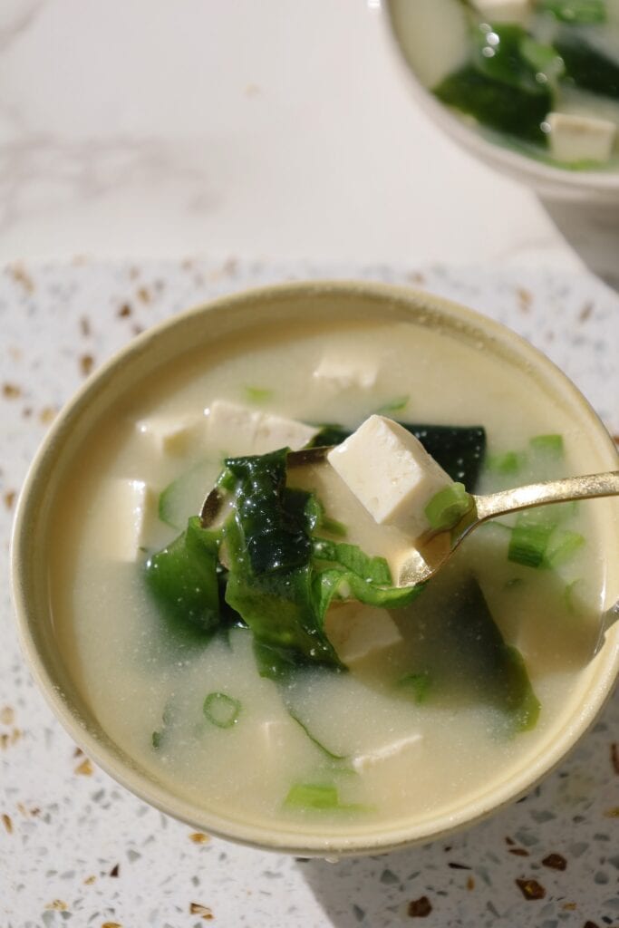 miso soup recipe featured image recipe card