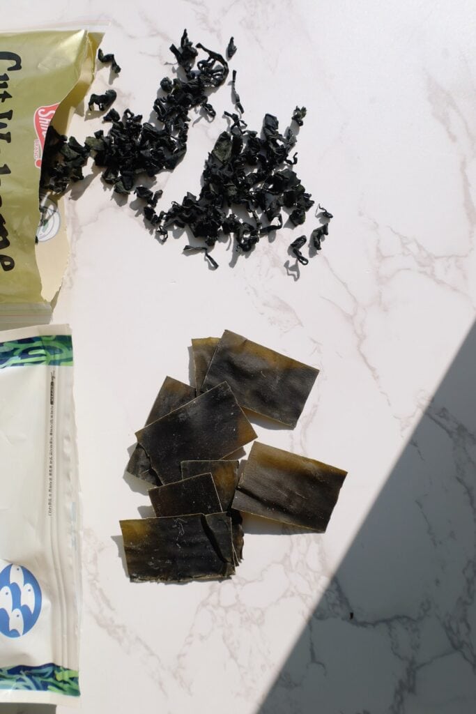 wakame vs. kombu