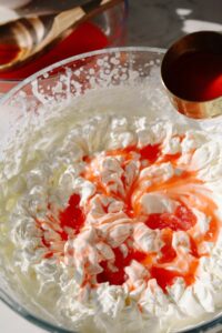 whip the cream again for strawberry pudding recipe