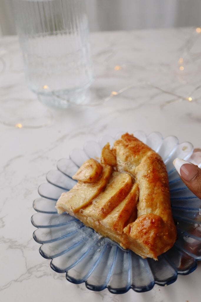 slice of apple galette recipe