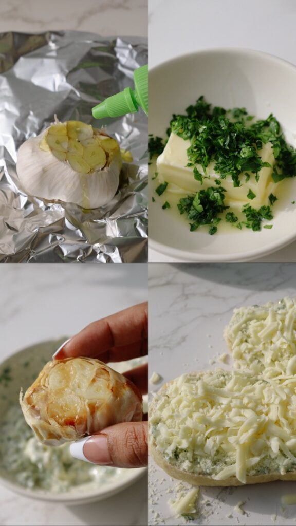 how to make cheesy garlic bread