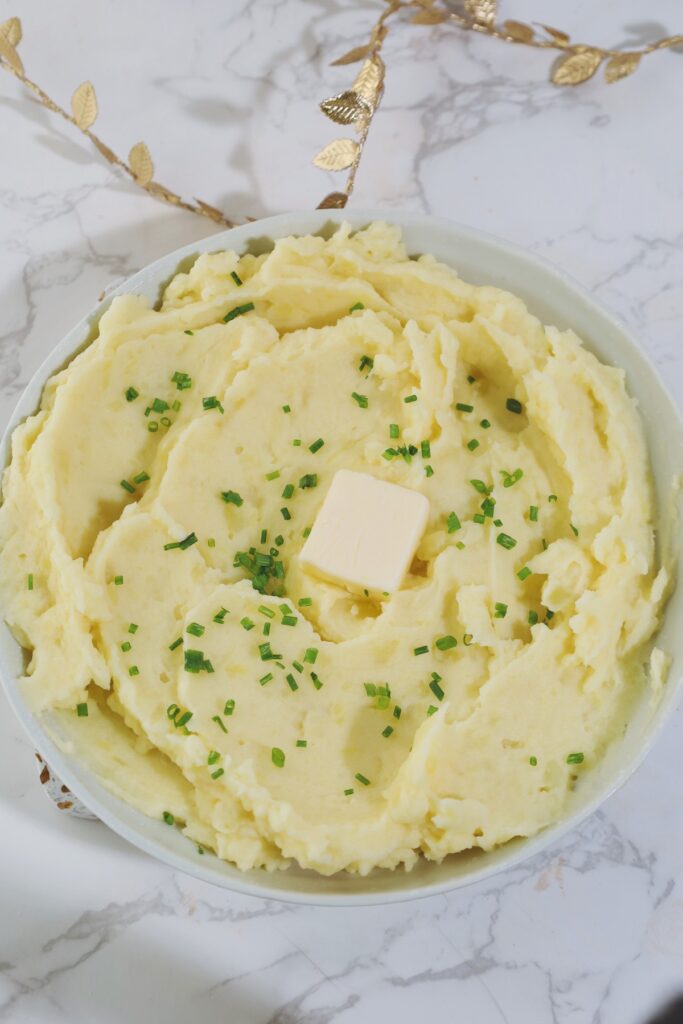 garlic mashed potatoes recipe card